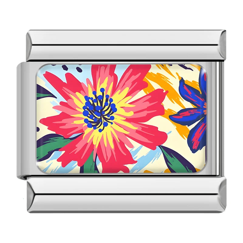 Charm Estampas Florais - Blisca®