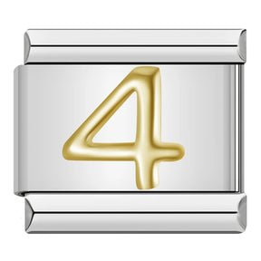 Charm Números Gold - Blisca®