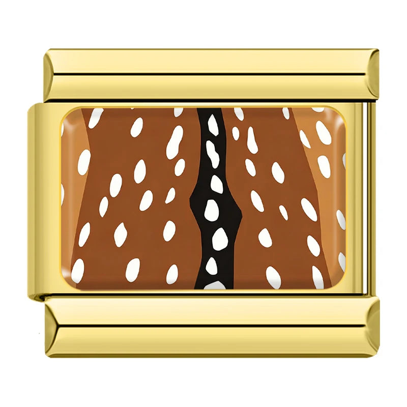 Charm Animal Print Gold - Blisca®