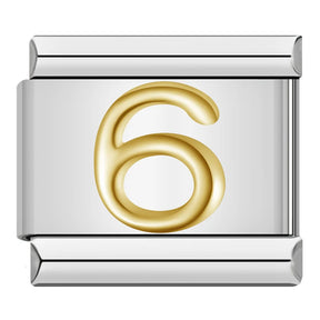 Charm Números Gold - Blisca®