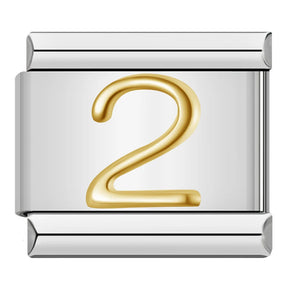 Charm Números Gold - Blisca®