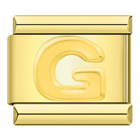 Charm Iniciais Dourado - Blisca®