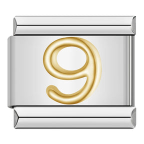 Charm Números Gold - Blisca®