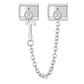 Charm Corrente Iniciais Silver - Blisca®