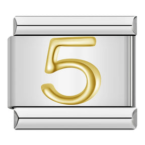 Charm Números Gold - Blisca®