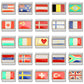 Charm Bandeira Países - Blisca®
