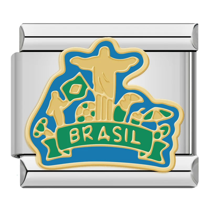 Charm Brasil Copa do Mundo - Blisca®