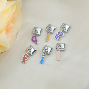 Charm Pendant Iniciais Colors - Blisca®