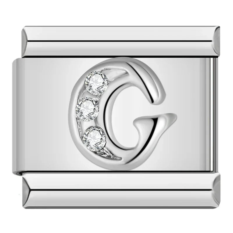 Charm Iniciais com Brilhante - Blisca®