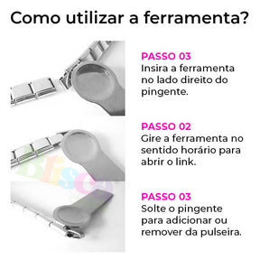 Ferramenta LinkMe - Facilita a Montagem da Pulseira