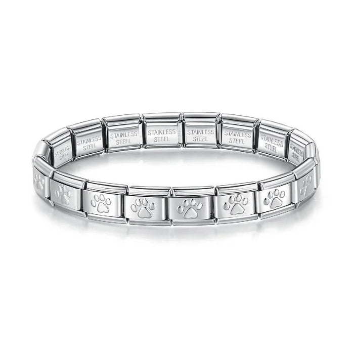 Pulseira Italiana de Charm Linda Patinha